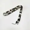 Comercio Electrónico Transfronterizo Nuevo Lanyard de Cinta Floral Hebilla de Avión Extraíble Funda para Teléfono Móvil Resistente a Caídas Lanyard para Cuello Lanyard de Marca