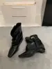 Botas de vaquero occidentales retro de punta cuadrada, botines para mujer, colección otoño/invierno 2026, con hebilla de cinturón, diseño único, tacón oculto, botas elegantes para un look moderno