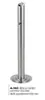 Columna cenicero vertical de acero inoxidable, Extintor de humo negro de pie, Recolector de ceniza para colillas de cigarro, Papelera para extinguir humo en exteriores