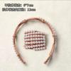 Bead Folding Headband Mulheres 2024 Novo Estilo Face Wash Headband Franja Cabelo Quebrado Headband Fixo Headband Verão Headwear
