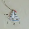 Série Oceano Colorido pingente pequeno decoração de feriado de jardim de infância loja peça pequena pendurada de resina decoração de rede de pesca