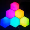 Luzes decorativas LED patenteadas tamanho grande luzes quânticas luzes deslizantes combinação luzes de parede seis lados grandes luzes quânticas