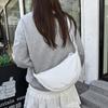 Nova Moda Casual Bolsa de Ombro Bolsa Transversal Feminina Versátil Estudante Outono e Inverno Leve Pequena Bolsa de Mensageiro Simples Bolsa de Axila