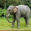 Escultura de Elefante Animal Simulada Artesanato Decoração Grande Fibra de Vidro Parque ao Ar Livre Floresta Hotel Boas-Vindas Grande Ornamento