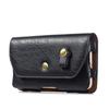 Riñonera Retro Universal de 6.4 con Hebilla de Cinturón y Clip Trasero para Funda de Teléfono Móvil S10 S21 Huawei Mate 20 Bolsa Colgante Estuche de Cuero