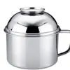 Vaso para Comida Rápida de Acero Inoxidable-Lonchera de Acero Inoxidable-Caja Bento-Lonchera para Estudiantes de Acero Inoxidable-Lonchera de Tres Niveles