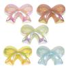 Moño Acrílico Escarchado con Brillo Fino Cuentas con Agujero Pasante Cadena para Teléfono Móvil Llavero DIY Joyería Pequeños Accesorios Colgante Mayoreo
