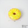 Modelo de rosquilla de simulación de PU decoración de escaparate de pastelería decoración de refrigerador casero comida de simulación juguete de rosquilla para jugar