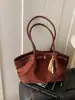 Bolsas Retro Transfronterizas Bolsas Tote Coreanas de Nicho para Mujer Transfronterizas Nuevas Simples Casuales para el Trabajo Bolsas de Hombro de Gran Capacidad