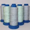 Produção de fábrica linha de bordado para chapéu cinza luz refletiva boné de beisebol linha de costura refletiva linha de costura refletiva pode ser personalizada