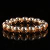 Pulsera de cuentas de la suerte color Ámbar Dorado pulsera de cuentas de vidrio pulsera de cinco flores pulsera de citrino de alta calidad regalo pequeño venta al por mayor