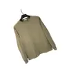 Camiseta casual versátil de color sólido de alto peso, pedido de Hong Kong 290G, camiseta transpirable de manga larga con cuello redondo para deportes, camiseta básica de moda