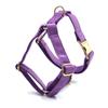 Collar para mascota de terciopelo morado profundo Mizha boss nuevo, cuerda de tracción para perro, pajarita, bolsa para excrementos de perro, set de pecho y espalda