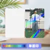 Tinta Shen Coluna Inclinada Filme a Laser Desenho Animado Canto Arredondado Cartão Pequeno Personalizado Estrela do Entretenimento Coreano Cartão de Álbum Cartão Caseiro Autoprintado