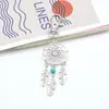 Ebay AliExpress fonte apanhador de sonhos liga metálica chaveiro apanhador de sonhos borla corrente de cachorro argola de chave