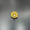 Válvula de inflação de cartucho de gás para fogareiro de cassete externo, conector de latão de preenchimento duplo, adaptador de cabeça de conversão para fogareiro de acampamento, acessórios para fogareiro