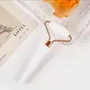 Masajeador Rodillo de Jade de un Solo Cabezal Multicolor Resina Facial y Específico para Ojos Rodillo de Bola de un Solo Cabezal para Todo el Cuerpo Palo de Masaje de Belleza
