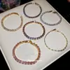Pulseira Quadrada Geométrica com Fivela de Zircônia Super Flash, Fashion, Simples e Versátil, Joia de Luxo Leve e de Alta Qualidade para Mulheres