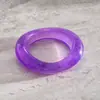 Pulsera Redonda de Resina Geométrica Degradada Transfronteriza Europea y Americana, Pulsera de Gama Alta de Nicho, Joyería de Mano Personalizada Simple Retro para Mujeres
