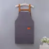 Delantal de Lona con Impresión de Logo Personalizado para Catering, Tienda de Té de Leche, Floristería, Cafetería y Tintorería Ropa de Trabajo Impermeable para Mujer