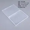 Caja Plana Transparente para Almacenamiento de Plástico Caja de Almacenamiento para Puzzles Caja para Guardar Pinceles Caja para Compilación de Documentos y Facturas de Escritorio Caja de Embalaje