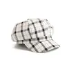 Boina mujer primavera y otoño versátil 2022 popular negro cara-buscando retro visera octagonal sombrero invierno circunferencia cabeza grande