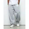Estación Independiente Transfronteriza de Lazada Pantalones Casuales con Diseño de Estampado Retro para Hombre Sueltos Deportivos Rectos Versátiles de Pierna Larga