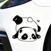 Calcomanías Creativas de Dibujos Animados para Coche Divertidas Impermeables Calcomanías para Arañazos Parche Feo Marcado Bloque Kung Fu Panda Calcomanías para Vidrio