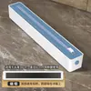 Cortador de Filme Plástico Cozinha Alimentos Faca Deslizante Dupla Caixa de Corte para Filme Plástico Caixa de Armazenamento Doméstica Magnética Montada na Parede