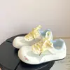 Zapatillas de Malla con Lazo de Cinta para Mujer 2026 Primavera/Verano Nuevo Estilo Juvenil Ligeras Transpirables Versátiles Zapatos Casuales
