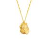 Colar Gato da Sorte Pé Prata 999 Feminino Design de Nicho Luxo Leve Corrente para Clavícula Ruyi Corrente com Pingente de Sino Estilo Ins