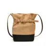 Bolso Cubo Retro Esmerilado para Mujer 2026 Nuevo Bloque de Color de Moda Otoño/Invierno Bolso de Hombro Único Textura de Alta Calidad Bolso Cruzado