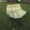 Silla Lunar Premium para Acampar al Aire Libre y Picnic, Silla Portátil Acolchada para Bocetos Artísticos, Silla Plegable Acolchada para Exteriores