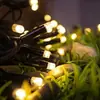 Cadena de luces LED solares con control remoto de Amazon 4V ambiente festivo decorativa exterior impermeable luces de cadena solares