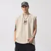 Algodón con Tecnología de Enfriamiento 2026 Nuevo Chaleco de Verano para Hombre en Negro, Blanco, Rojo, Gris Oscuro, Verde Gris