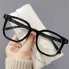 Metro Cuadrado Mirando Estilo Coreano Retro Gafas de Luz Anti-Azul Tendencia Popular en Internet Fotografía Callejera Moda para Mujer 2021 Nuevo Gafas para Miopía para Hombre