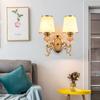 Lámpara de pared cálida creativa habitación de bodas dormitorio mesita de noche sala de estar comedor pasillo escaleras lámparas led simples modernas 2024