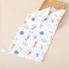 [Modelo Asequible] Venta al por Mayor de Fábrica Toalla para Niños de Gasa de Algodón Puro de Seis Capas 25x50cm Toalla para Niños Infantil