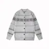 Nuevo cárdigan de punto vintage para hombre Otoño/Invierno 2026, corte holgado, chaqueta suéter casual y única, moderna