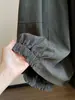 Falda de color liso estilo japonés con botones para mujer, nueva de otoño, vintage, corte holgado, adelgazante, versátil, de longitud media, línea A