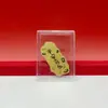 Insignia Corporativa Personalizada Logo Oro Puro 999 Pegatina para Teléfono Móvil Felicitaciones por Hacerse Rico Princesa Por Favor Hazte Rico Tienda Regalos para Atraer Tráfico
