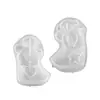 Gesso Roupas Vela Molde DIY Enfeites de Gesso Vela Aromaterapia Coração Anjo Menina Molde de Silicone Atacado