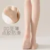 Medias Transparentes Antideslizantes de Silicona Cristalina, Calcetines Finos Transparentes Duraderos para Piernas, Calcetines Largos Antideslizantes de Silicona, Calcetines Negros de Seda para Mujer de Primavera y Otoño