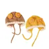 Gorros de Protección Auditiva para Niños, Gorros de Bebé de Peluche Estilo Dulce con Frutas, Engrosados con Forro Polar, Gorros para Niños y Niñas Venta al por Mayor Transfronteriza