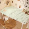 Alfombrilla de escritorio de cuero estilo Ins, color menta, crujiente y con puntos, adecuada para uso en oficina, impermeable e ideal para dormitorios estudiantiles o mesas de comedor.