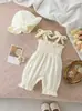 Bebé con Capucha de Algodón Puro Delgado Estilo Nuevo Bolso Portabebés para Recién Nacidos Pelele de Bebé Verano Súper Lindo Traje para Gatear