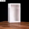 Punto Transparente Plegable Extraíble Cajón Flores Té Papel Kraft Compañero Regalo Caja Pequeña Caja de Embalaje Venta al por Mayor