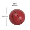 Juguetes para niños trompeta baloncesto Fútbol 14 cm pelota de juguete bomba accesorios