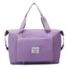 Bolsa de viagem dobrável para mulheres, bolsa tote para viagens curtas, capacidade extra grande, bolsa de academia leve, ideal para itens essenciais da maternidade, viagens e viagens de negócios