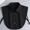 Cuello Falso de Gasa Vestido de Mujer Cuello de Camisa de Mujer Combinable Profesional Otoño/Invierno/Primavera Cuello Vestido Casual Cuello Falso